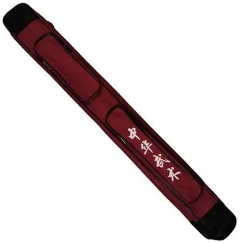 Sword Bag, Canvas Martial Arts Carrying Bag, Adjustable Bokken & Bo Staff Long Weapons Case for Taichi and Multifunctional Use