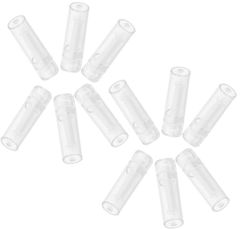 DECORNIJIA Bâtonnet pour Lentilles de Contact Transparent en Silicone, Kit de 12 Pièces, Outil de Retrait par Aspiration, Extracteur de Lentilles Souples, Accessoire Pratique pour