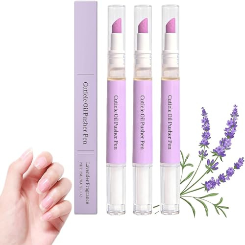 Bolígrafo Con Aceite Para Empujar Cutículas, Eliminador De Cutículas Hidratante, Bolígrafo Con Aceite Para Uñas, Fortalecedor Nutritivo, Hidrata Y Fortalece Las Uñas Secas Y Dañadas (3pcs)