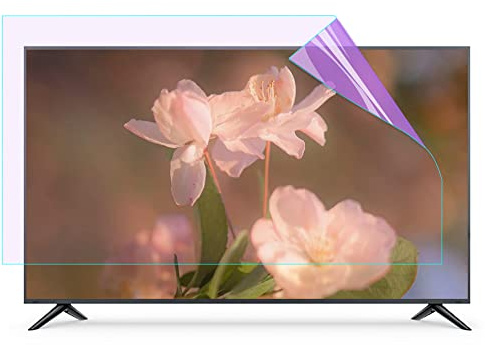 QWdfgS Protezione per schermo TV, From TV Pellicola protettiva opaca antiriflesso, pellicola proteggi display LCD antigraffio antiluce blu, for LED OLED e QLED 4K HD(32in 704x395mm)