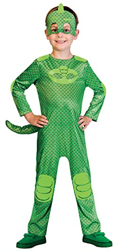 set hög (PKT) (9902955) barn pojkar gekko kostym (5–6 år)