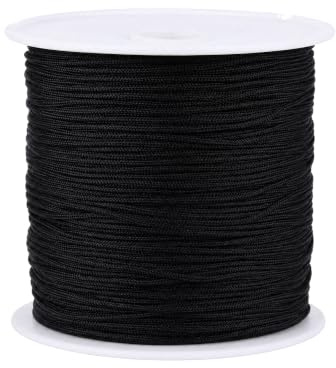 20 Farben 100 m x 0,8 mm Rattail Satin Nylon Trim Gewachste Baumwollschnur Kordel für DIY Halskette Armband Handwerksmaterialien