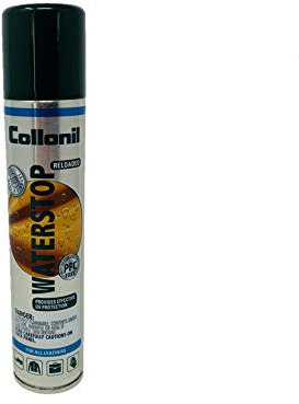 Collonil Spray imperméabilisant et protecteur spécialement conçu pour protéger chaussures et sacs à main sans PFC Waterstop 200 ml transparent