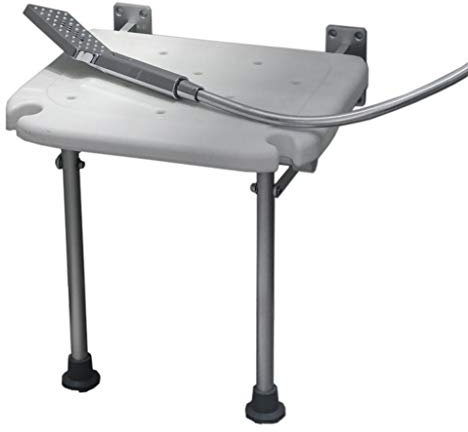 Tabouret de Douche Mural Chaises de Douche Tabouret de Douche santé | Escamoter Siège de Douche | Personnes âgées Enceintes handicapées | Max 180 kg Toilette Chaise