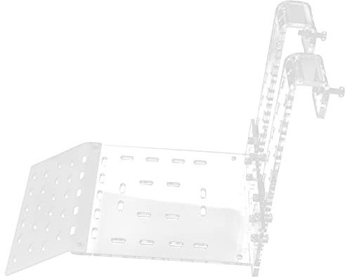 Zerodis Plate-Forme de Pèlerinage de Tortue, Terrasse de Repos de Tortue Transparente Plate-Forme de Repos de Reptile Aquatique Rampe Suspendue de Tortue Étagère d'escalade pour Aquarium