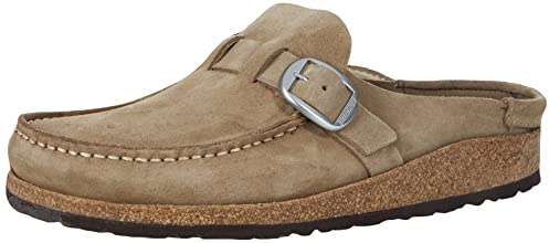 Birkenstock Damen Clogs Buckley Veloursleder normal