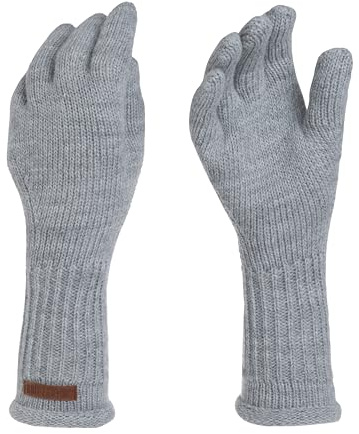 KNIT FACTORY - Lana Handschuhe - Gestrickte Handschuhe für Winter - Handstulpen aus Wolle - Hochwertige Qualität | Gestrickte Handschuhe für den Winter - Handstulpen aus Wolle - Weich und warm - Hochwertige Qualität