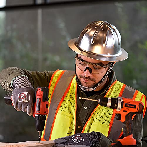 Schutzhelm, Helm aus Aluminiumlegierung, Schutzhelme, hochfester Helm, Vollrand-Design, Arbeitshelm mit oberer Verstärkung, Verstellbarer Schutzhelm, Bauhelm