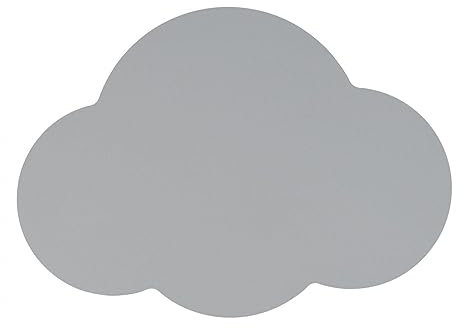 Licht-Erlebnisse Wandleuchte Kinderzimmer Metall Wolke B: 38 cm Grau 2x G9 Mädchen Jungen Baby Kinderzimmerlampe Wand Wandlampe Wolkenlampe WOLKI