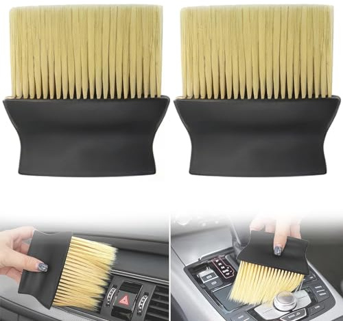 ZEACCT Auto Innenraum Staubentfernungs Pinsel, Hochdichte Ultra-Weiche Detailbürste, Auto Armaturenbrett Staubentfernungs Pinsel, Weiche Borsten Detailbürste, Geeignet für Auto Armaturenbretter