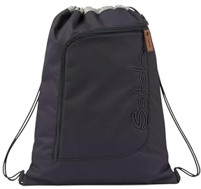 Satch Sportbeutel Turnbeutel für Mädchen und Jungen mit Reißverschlussfach, 12 Liter, Rucksack fixierbar