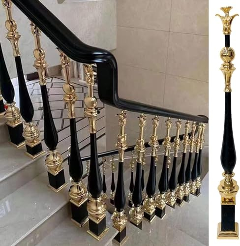 AviiSo Balaustre Soporte Ajustable de 270° con Kit de Tornillos, Poste Vertical de Metal para Escalera Interior/balcón/Pasillo(15Pack)