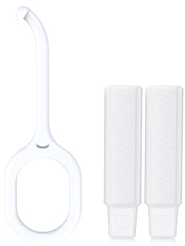 HEMILAB Aligner Chewies & Aligner borttagningsverktyg för invisalign hängslen, brickor, kompatibel med justerare, behållare, proteser – vit