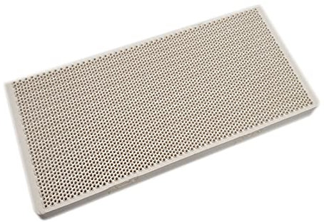 GUYTRM High Effeciency Gas Heater Parts Burning Ceramic Plate 165 * 75 * 14mm Honeycomb Infrared Burner Replacement lingli