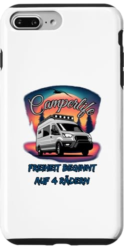 Hülle für iPhone 7 Plus/8 Plus Camperlife-Freiheit beginnt auf 4 Rädern-Camper