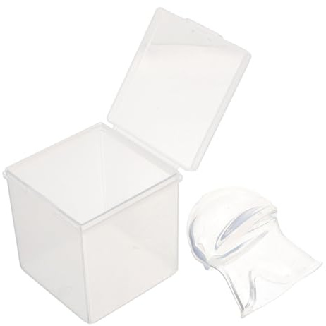 Dispositivo de Fijación Lengua Antirronquidos, 1 Juego | Silicona y Plástico, Color Blanco, Reutilizable y Anti-desgaste, Formato Mini para Uso Nocturno