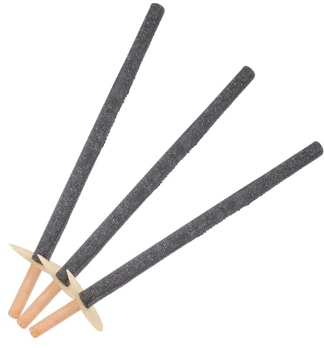 BEBEMOKO 3pcs Wooden Fire Torch for Outdoor Events Weatherproof Lightweight Campfire for Garden Backyard Patio Lighting for Celebrations Gatherings