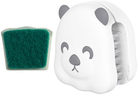 Mikikit Cepillo De Limpieza Portátil para Cortadores Fregador De Cubiertos De Doble Cara Limpiador De Vajilla para Cocina Cepillo para Limpiar Palillos Artículos De Limpieza para del