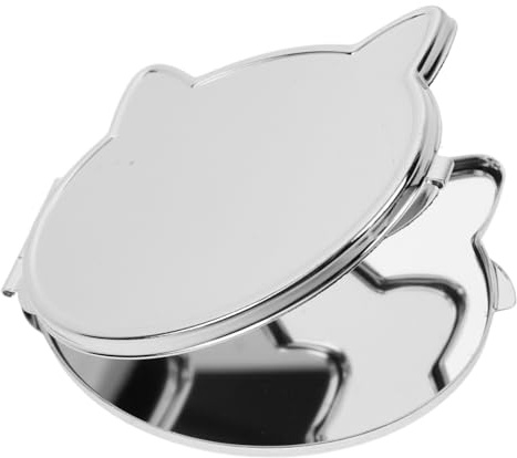 HONITANO Miroir de Maquillage Poche Compact Forme de Chat Miroir et Multifonction et Maquilleurs Outil Pratique et Décoratif pour Vanity Bureau et Maison