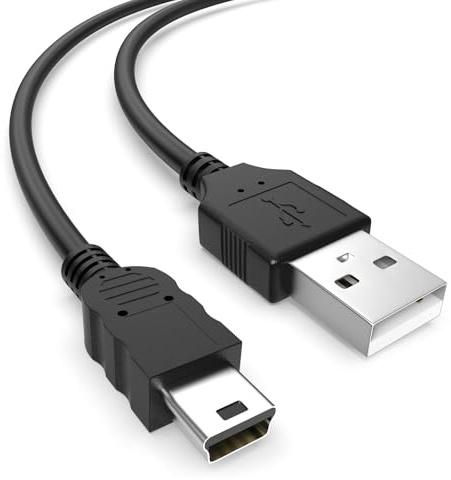 Sinoacc Mini USB Cable Compatible with PS3 Controller Charger for PS3 Dualshock 3, Sixaxis, Move Motion Controller USB A to Mini B Fast Charging Data Transfer Cord - 100CM