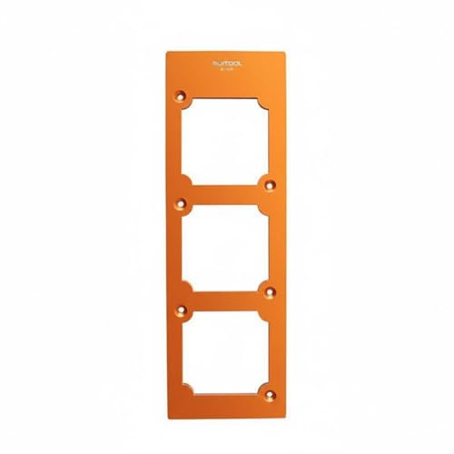 FytStycale Gabarit Découpe Prise Guide Découpe Boîte Modèle Trou Interrupteur Modèle Boîte Murale Aluminium 6061 Rigide Gabarit 30 Cm X 96 Mm Ouverture Standard