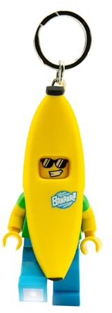 LEGO Iconic - lysande nyckelring - banan herr - höjd 76 mm