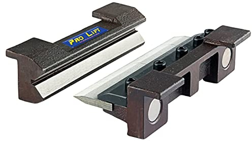Pro-Lift-Werkzeuge Abkantbacken Biegebacken 150 mm mit Magnet Winkel-Bieger manuell Blechbiegearbeiten Schraubstock Schonbacken
