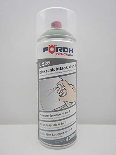 FORCH 4 in 1 6011 MASCHINENGRÜN BAUMASCHINE DICKSCHICHTLACK Lack Spray SPRAYDOSE 400ML (1)