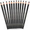 Tattoo Makeup Augenbrauenstift 12 Stück - Wasserfest, Langanhaltend, Permanent Eye Brow, Brow Pencil Set (Schwarz)