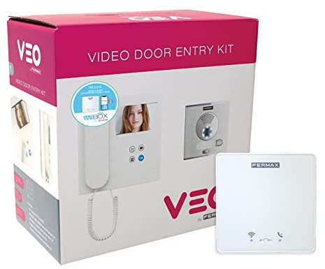 Fermax 94111 Kit Video City Veo WI-Box VDS 1L, Sin Monitor