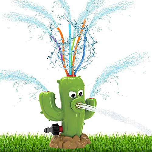 Kaktus Sprinkler,Wassersprinkler,Wasserspielzeug Sprinkler,Wassersprenkler Garten,Rasensprenger,Wasser Garten