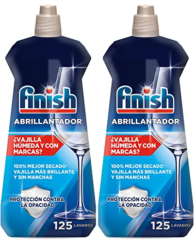 Finish Abrillantador Lavavajillas Regular, 2x500ml (250 lavados)