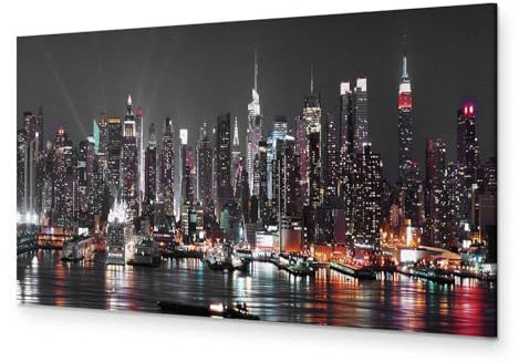 B&D XXL- Akustikbild 150x50 cm Bilder mit Akustikschaumstoff Hochleistungsschallabsorber Schallschutz Leinwandbild XXL 1 tlg Wandbild d-B-0087-b-a