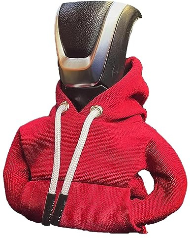 Genikeer Kreativer Hoodie Auto Schaltknauf Abdeckung, Auto Schaltknauf Schalthebel Schutz, Staubdichter Schutz Schaltknauf Hoodie, Car Gear Shifter Knob Hoodie
