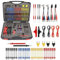 Messleitungen Prüfkabel Kits, 92tlg Multimeter Messleitungen Set,Kabelkoffer Prüfkabel Prüfspitzen für KFZ Fehlerdiagnose,Test Lead Kit,Fehlerdiagnose Testkabel Werkzeugkoffer Kabelsatz für Multimeter