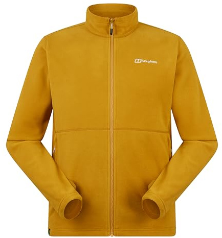 Berghaus Men's Prism Micro Polartec Fleece Jacket | Added Warmth | Extra Comfortable Fleece Full Zip, Clay Soil, L