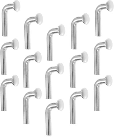 SOLUSTRE 50stücke J-bolt Sicherheitsstift Universeller Palettenregal-sicherungsstift Schwerer Palettenregal-stift Mit Flachem Kopf Biegung Langlebige Stahlkonstruktion