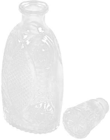 Hoement Whiskykaraffe Dekanter Für Alkohol Leerer Schnapsbehälter Weinflasche Aus Transparente Glasflasche Für Getränke Lagerung