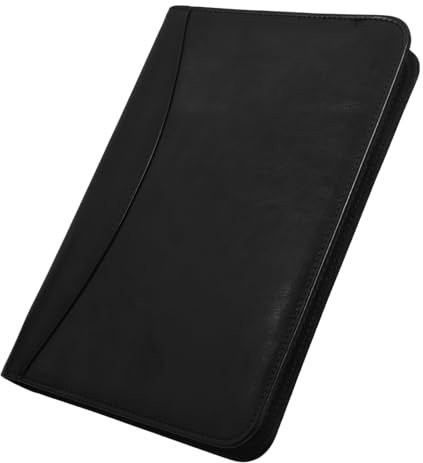 DIYEAH Reißverschluss-portfolio Multifunktionaler Portfolio-organizer Mit Reißverschluss Business-binder Für Dokumente