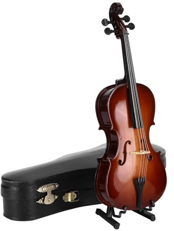 Adornos en miniatura de contrabajo Modelos de instrumentos musicales