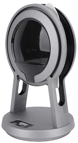 Greensen Piccolo Ventilatore Silenzioso con Luce, velocità Regolabili, Ventilatore da Tavolo Portatile per Casa, Ufficio