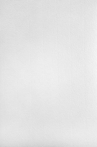 Netuno 100x Weiß Bastelpapier gerippt mit Wasserzeichen DIN A4 29,7 x 21 cm 120g Aster Laid White Briefpapier Effektpapier mit feiner Rippung Ausstattungspapier Designpapier Urkundenpapier Motivpapier