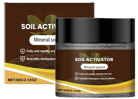 Attivatore del Suolo - Nutriente Per Vegetazione,Nutrienti Naturali 60g Per Piante Da Appartamento Fiori Alberi Giardino Rapida Partenza Della Crescita