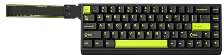 LZUMWS M68 HE Clavier Gaming 60% QWERTY Filaire RGB, Rapid Trigger 8000Hz, Switch Magnétique à Effet Hall, Précision RT 0,01 mm, Compatible PC/Mac (Noir)