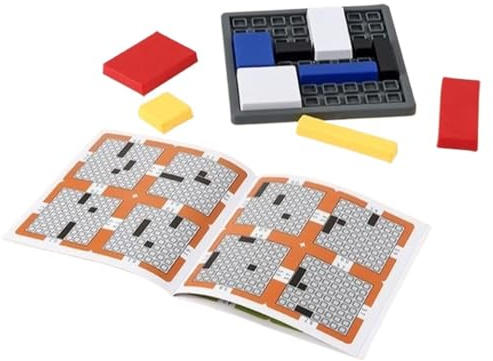 Logic Puzzle Brain Teaser Game - 88 Level Logic Pusselspel, Pedagogisk Brain Teaser Leksak För Barn Vuxna | 4 Svårighetsgrader Resespel | Logiskt Tänkande Plastkubpussel Med Förvaringslåda