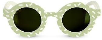 SUAVINEX, Gafas de Sol para Bebés de 0 a 12 Meses, Polarizadas, con Filtro UV400, Cat. 3, 100% Protección Rayos UVA y UVB, Funda Incluida, Muy Flexibles y Ligeras, Redondas Studio 2026, Color Verde