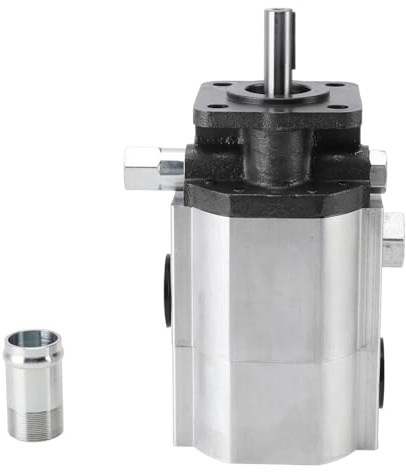 Pompa idraulica per spaccalegna 16 GPM 3600 RPM, pompa spaccalegna a 2 stadi con corpo in lega di alluminio, pompa ad ingranaggi ad alto flusso per spaccalegna a motore a scoppio e