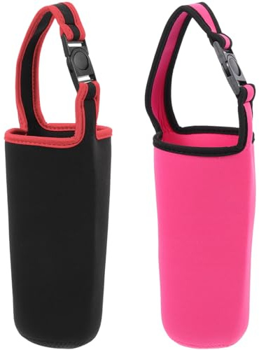 VICASKY Portavasos Portátil con Asa Funda para Vaso de Mano Pack de 2 Piezas de Neopreno para Botellas y Vasos de Papel Adecuado para Caminar