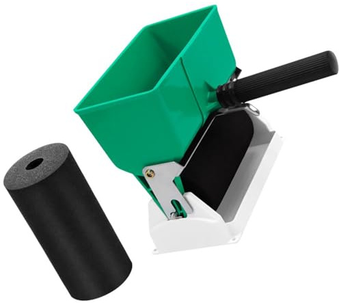 Rodillo de Pegamento Manual Ajustable de Abs Verde 1 Juego