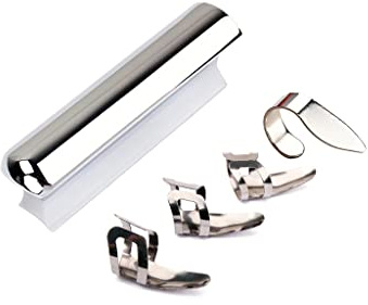 Ogdni Edelstahl-Gitarren-Slide-Tonstange mit 3 Fingern und 1 Daumenplektrum, für Gitarren, Bass, Chrom